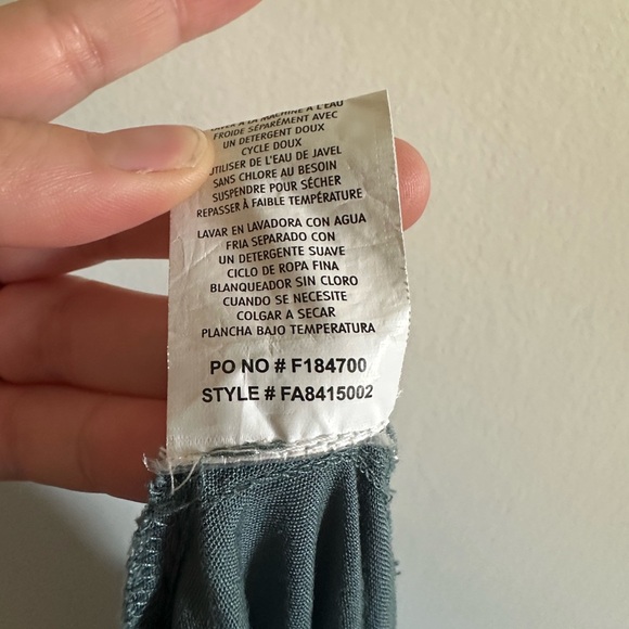 O’Neill Ambrioso Dark Sage Green High Low Maxi Skirt size Small EUC - Picture 11 of 11